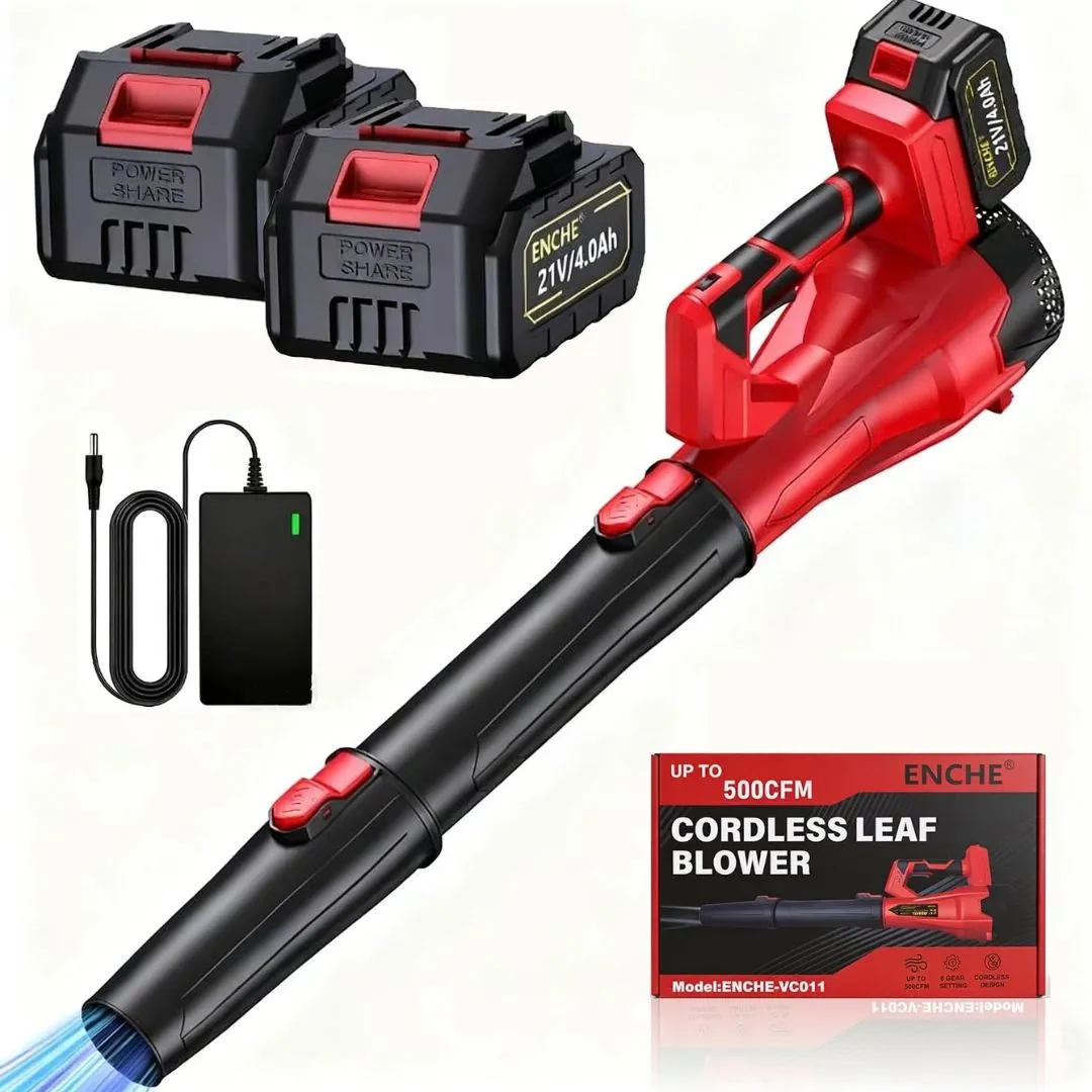 Soplador de hojas inalámbrico a batería 21V